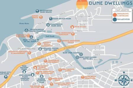 Close To Beach, W&D, Pet Friendly, Dunes, Casino Michigan City Bagian luar foto